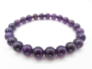 0,8cm gemstone bracelace Amethyst