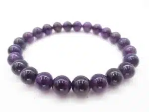 0,8cm gemstone bracelace Amethyst