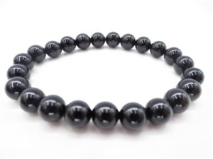 0,8cm gemstone bracelace Onyx