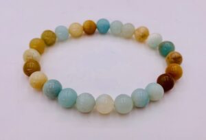 0,8cm gemstone bracelet Amazonite