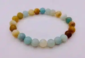 0,8cm gemstone bracelet Amazonite