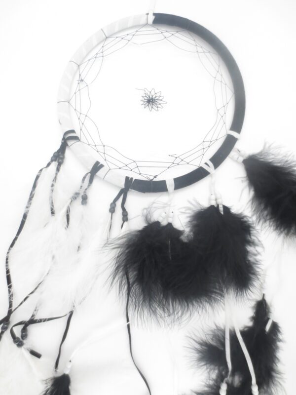 25 cm Dream Catcher Black & White