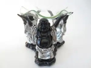 3 happy Buddhas oil burner