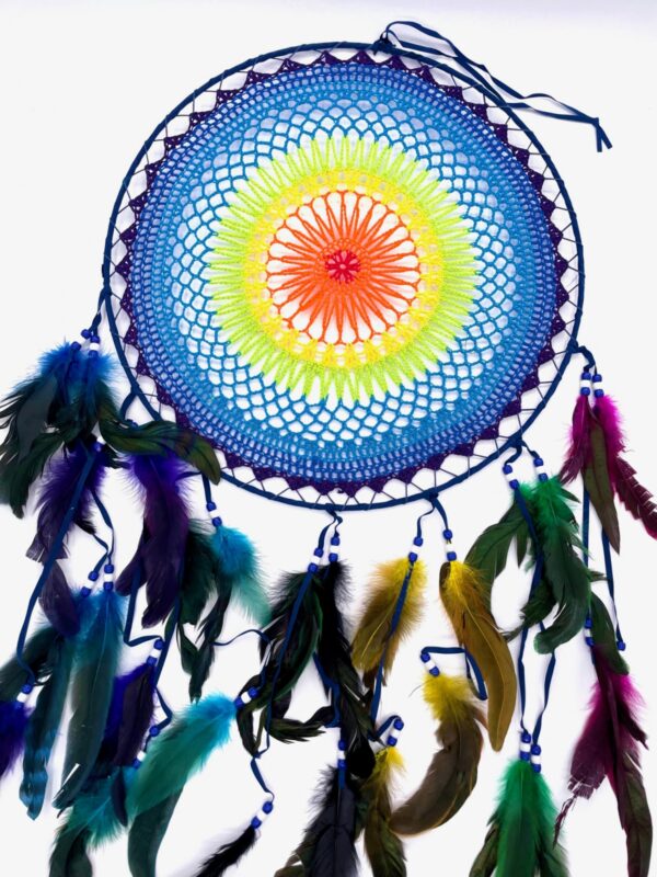 40cm crochet dreamcatcher luxury 7 chakras