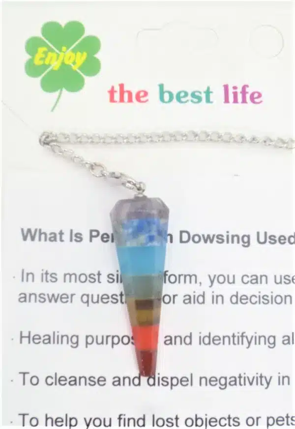 7 Chakra Pendulum Cone