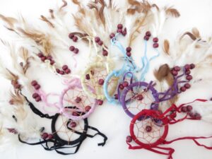 8cm Round Dreamcatchers (12 pieces)