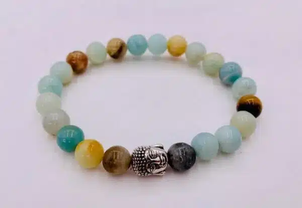 8mm Bracelet Amazonite Buddha