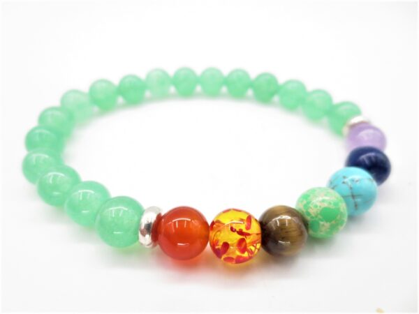 8mm bracelet Aventurine 7 Chakra