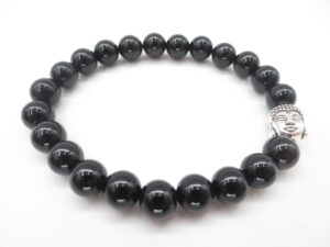 8mm bracelet black onyx with Buddha without box