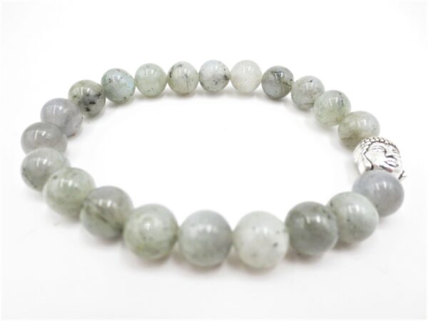 8mm bracelet labradorite Buddha