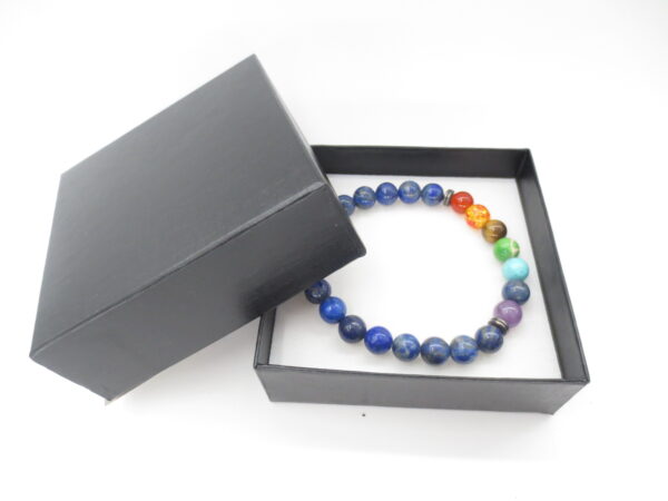 8mm bracelet Lapiz Lazuli 7 Chakra