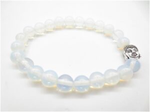 8mm bracelet Opalite Buddha