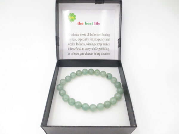 8mm gemstone bracelace Aventurine with gift-box