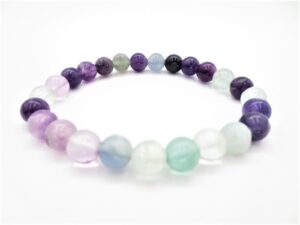 8mm gemstone bracelace Fluorite