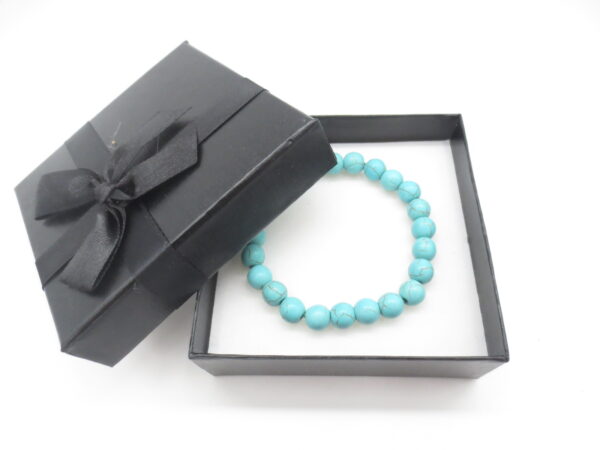 8mm gemstone bracelace Turquoise