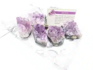 Amethyst Cluster set (6pcs) - wholesale