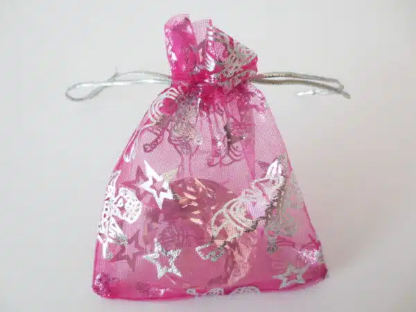 Angel organza gift bag