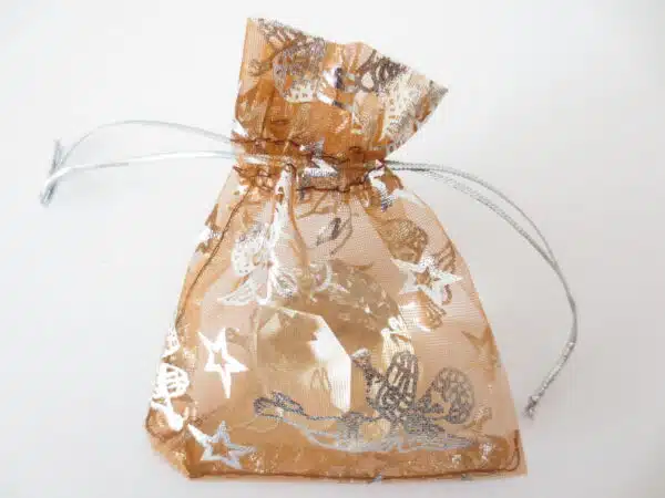 Angel organza gift bag