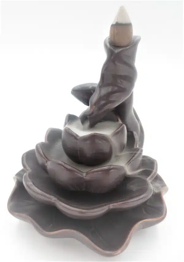 Backflow Incense Burner Big Lotus