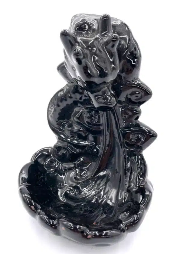 Backflow Incense Burner Dragon Waterfall Black