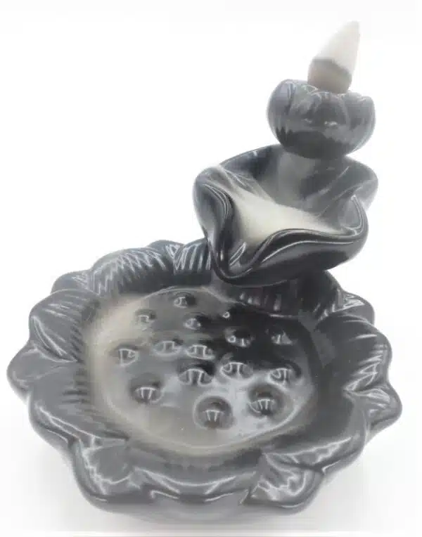 Backflow Incense Burner Lotus