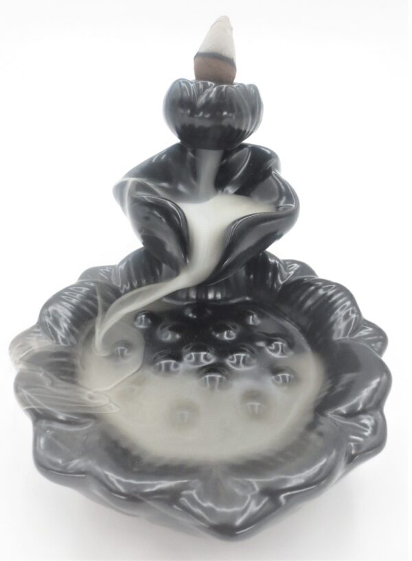 Backflow Incense Burner Lotus