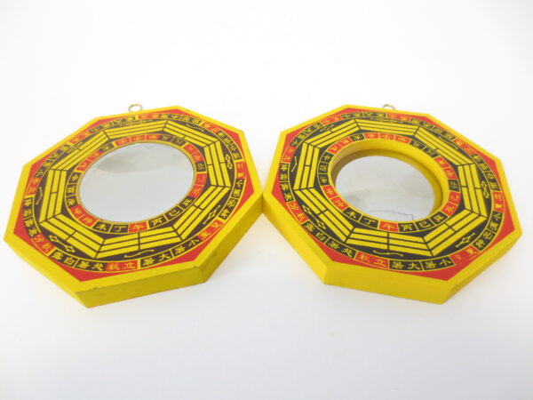 Bagua Mirror set 12cm wood