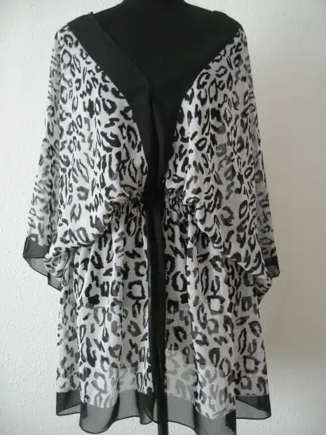 Blouse with zebra print II