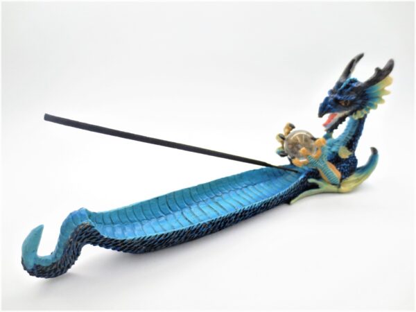 Blue Dragon incense holder