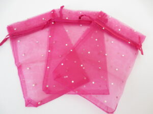 Brilliant Organza bag Fuchsia