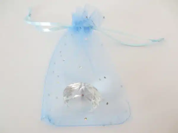 Brilliant Organza bag Light Blue