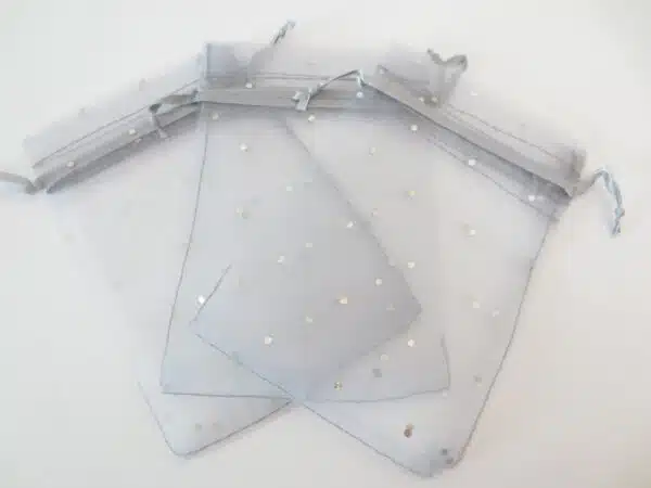 Brilliant Organza bag Silver