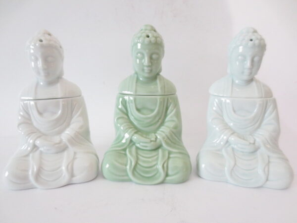 Buddha oilburner meditation set of 3