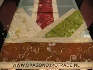 Chinese table-cover green