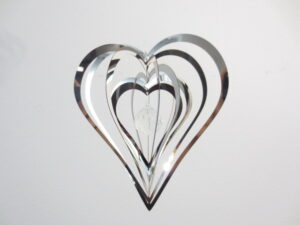 Cosmo Wind Spinner heart 13 cm