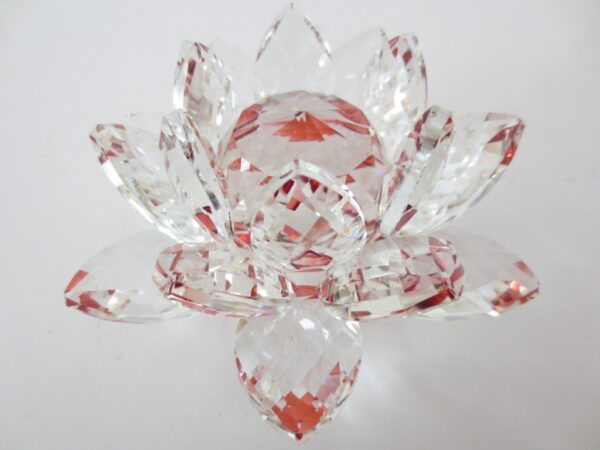 Cristal lotus red large