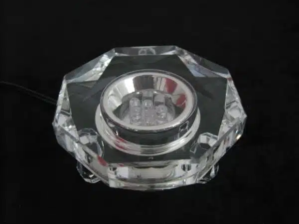 Crystal display lamp with adapter