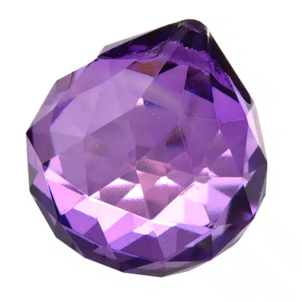 Crystal Feng Shui Rainbow Ball 4 cm lilac