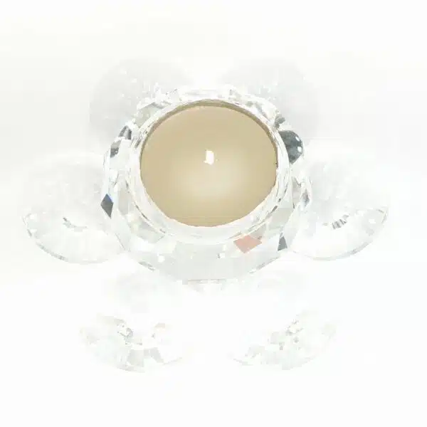 crystal lotus tea-light large