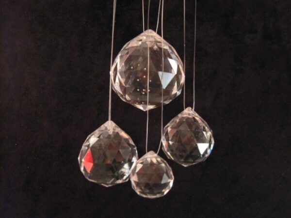 Crystal Rainbow Ball 3cm (6 pieces) Level K9 - The Best Quality