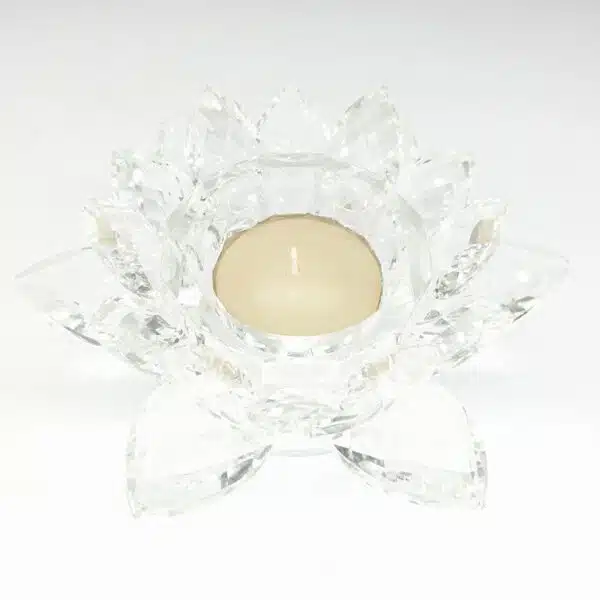 Crystal Wholesale - Lotus tea-light 15 cm