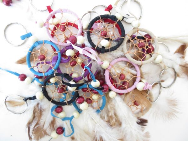 Dreamcatcher keychains mixed luxury (12 pieces)