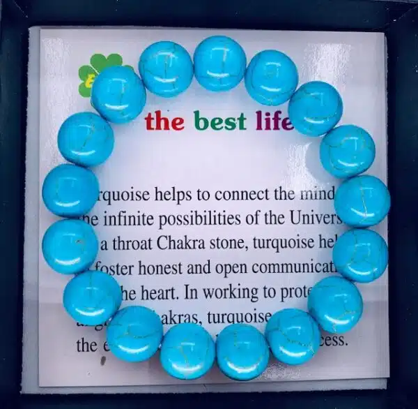 Gemstone Bracelet Wholesale - 12 mm Turquoise Bracelet