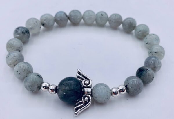 Gemstone Bracelet Wholesale - 8mm Labradorite Angels Bracelet