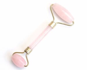 Gemstone massage roller Rosequarz