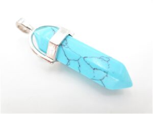 gemstone pendant turquoise