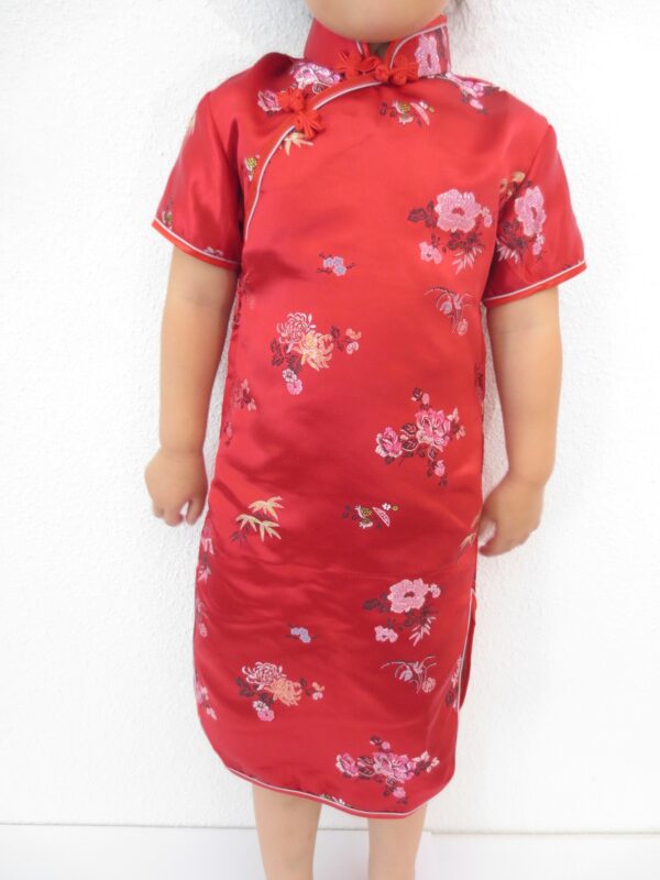 Girls Dress blossom red