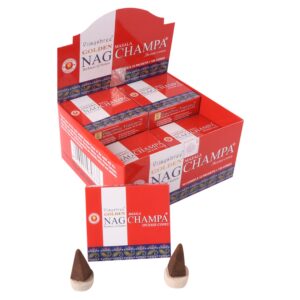 Golden Nag Champa Cones