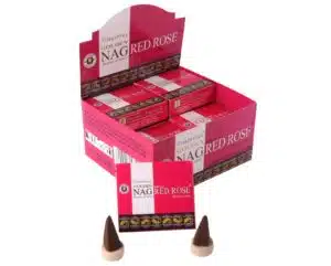 Golden Nag Red Rose cones