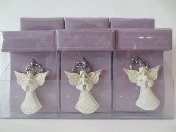 Guardian Angel Display Gift Set keyrings